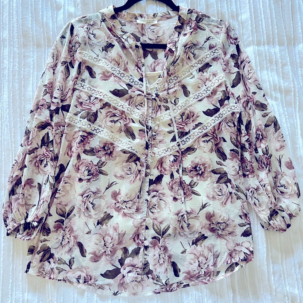 Lovestitch/Vici Floral Blouse Top